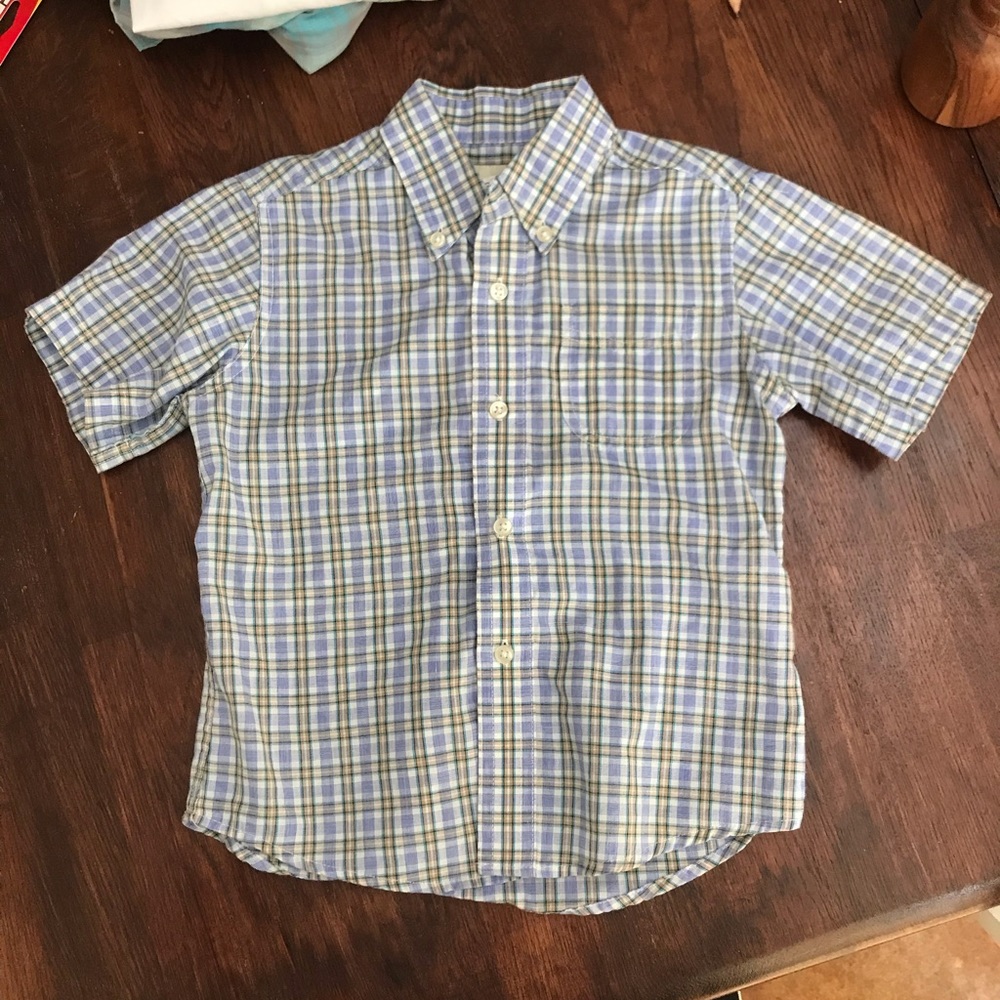 Boys XS wrangler short sleeve button down shirts